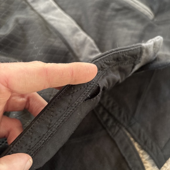 THE NORTH FACE Womens ReCOVER UP Fleece Hooded Jacket Coat BLack Gray Large L - Picture 6 of 8